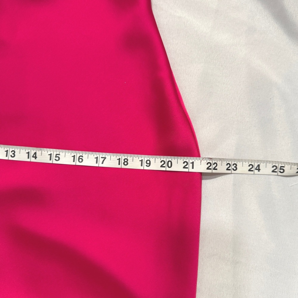 Ramy Brook Dress Maxi Tatiana Gown Hot Pink Halter Formal Size 8 MSRP $645 - Picture 6 of 15